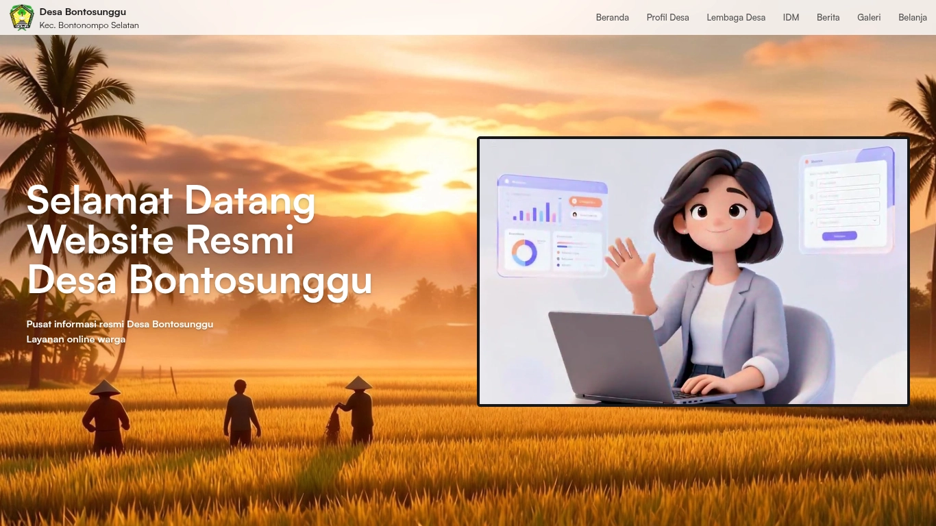 Pelatihan Pengelolaan Website Desa bagi Perangkat Desa